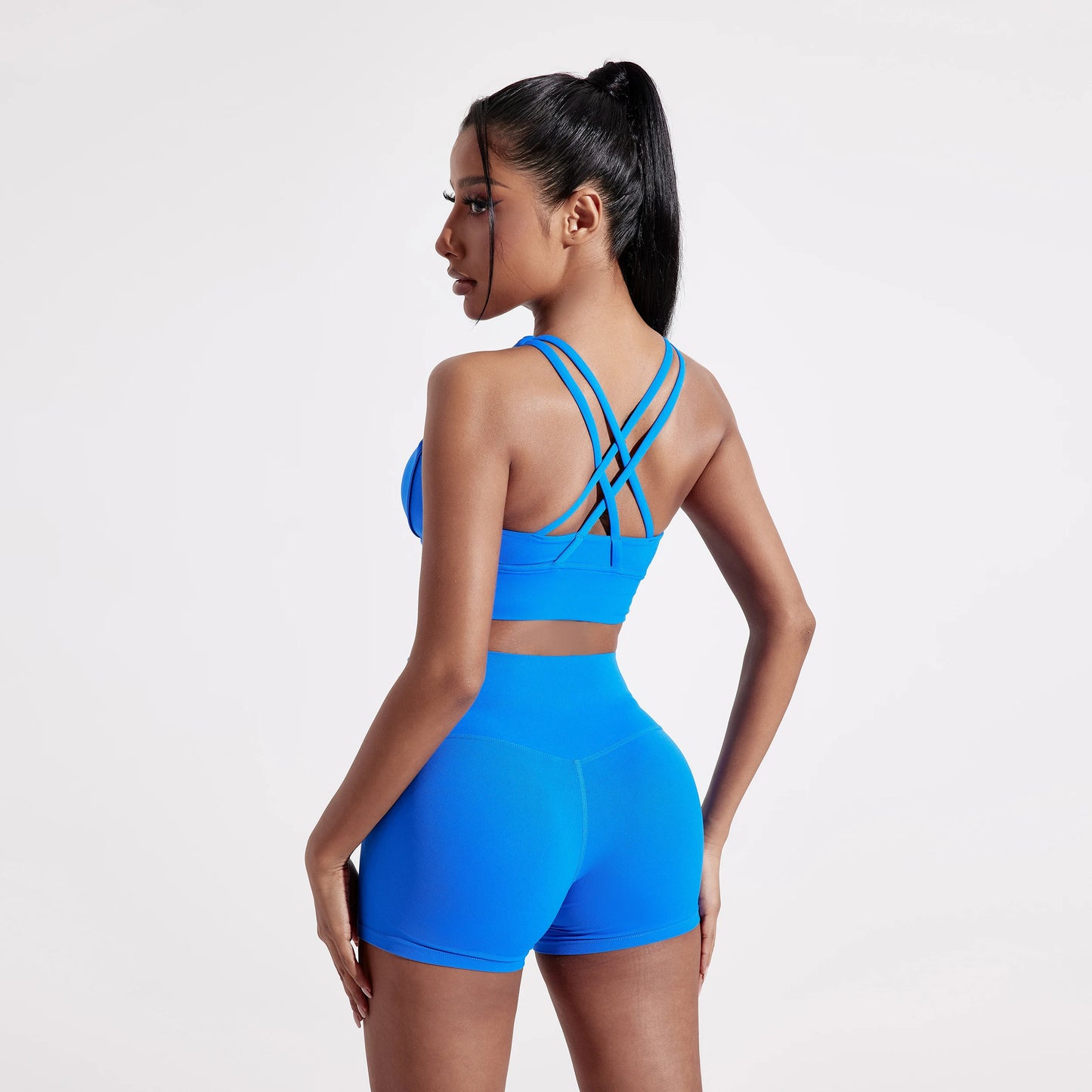 SET BRA & LEGGINGS SHORT ENDURENCE